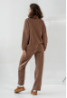 Темно-бежевый костюм футер с молнией — 204626. Maritel. Изображенние 2 Темно-бежевый костюм футер с молнией — 204626. Maritel. Изображенние 2