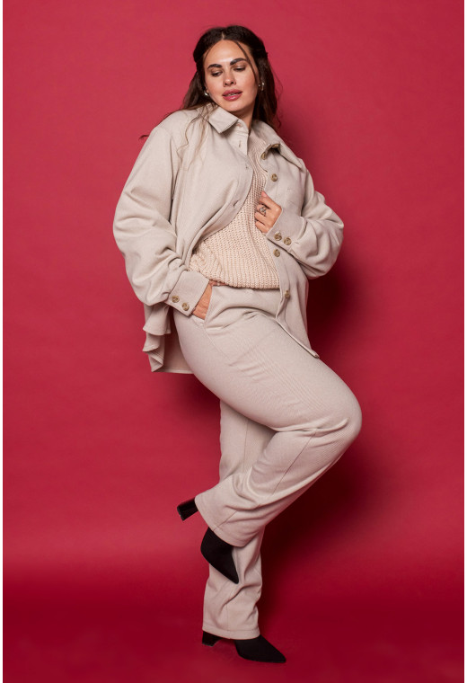 Бежевий кашеміровий костюм — 289867. Maritel. Зображення 1 Бежевий кашеміровий костюм — 289867. Maritel. Зображення 1