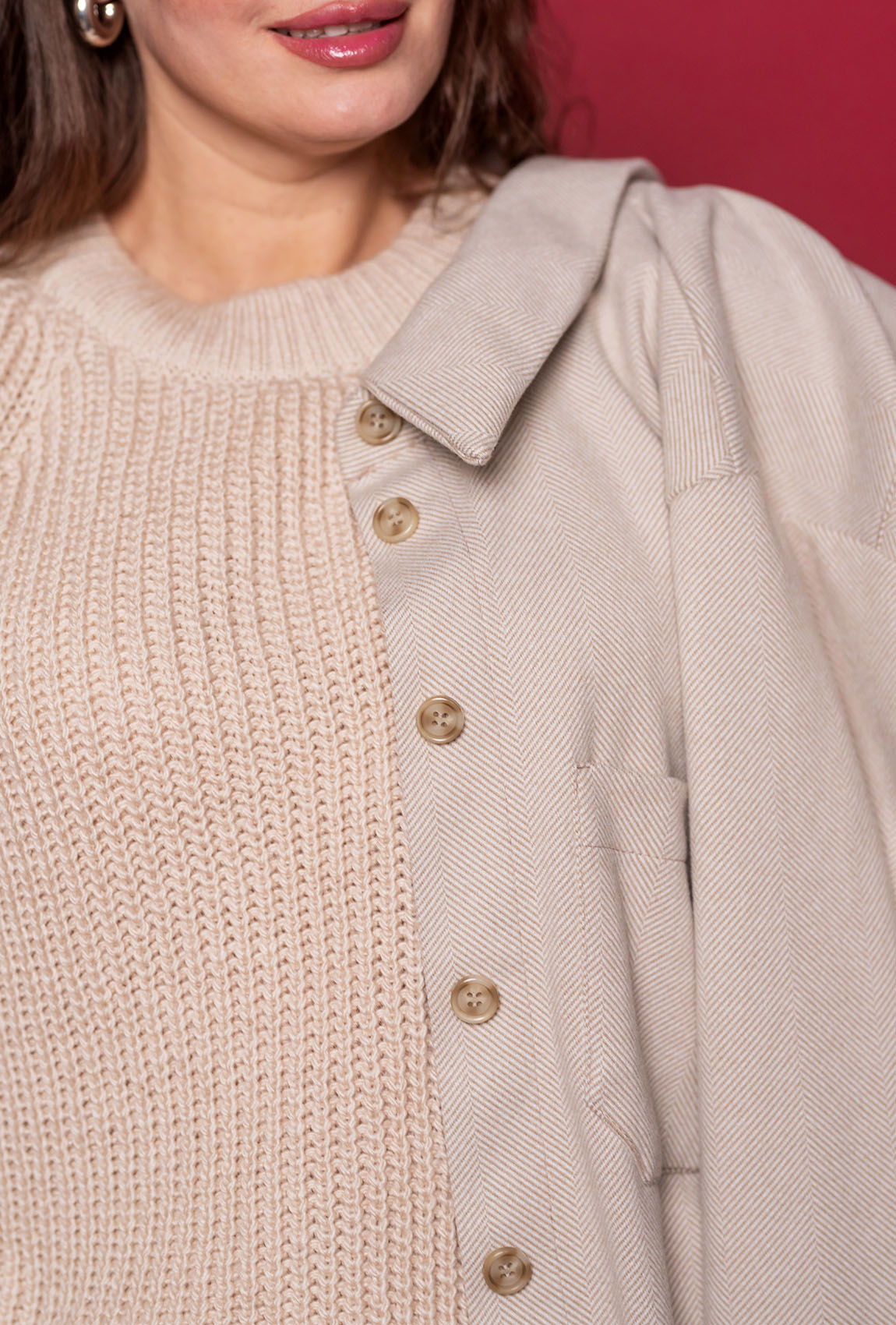 Бежевый кашемировый костюм —  289867. Maritel. Изображенние 4 Бежевый кашемировый костюм —  289867. Maritel. Изображенние 4