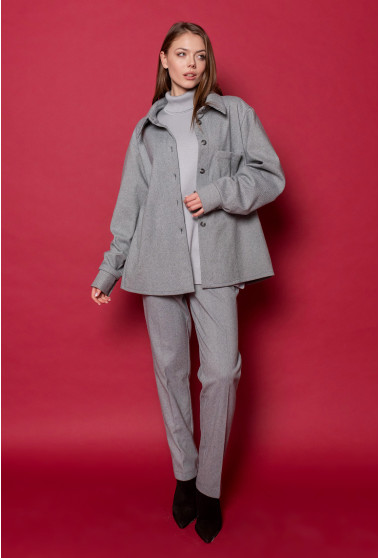 Серый кашемировый костюм. Maritel. Изображенние 3
