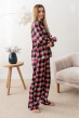 Червона жіноча піжама в клітинку — 901653. Maritel. Зображення 1 Червона жіноча піжама в клітинку — 901653. Maritel. Зображення 1