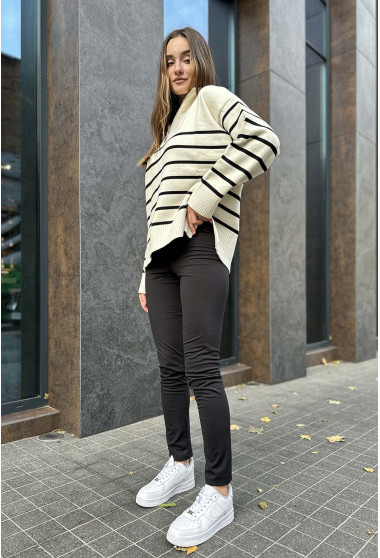 Чорні лосини на флісі. Maritel. Зображення 1