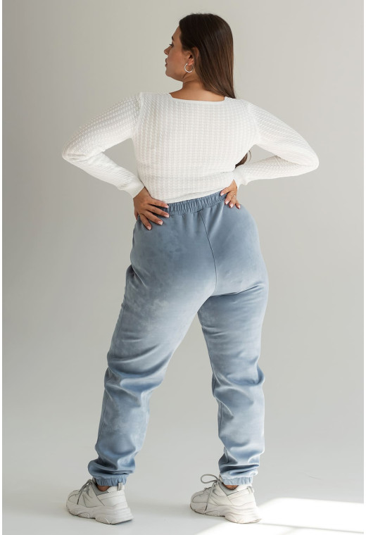Штаны джогеры в цвете джинс — 823121. Maritel. Изображенние 2 Штаны джогеры в цвете джинс — 823121. Maritel. Изображенние 2
