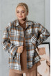 Сіро-коричнева тепла сорочка в клітинку — 704450. Maritel Сіро-коричнева тепла сорочка в клітинку — 704450. Maritel