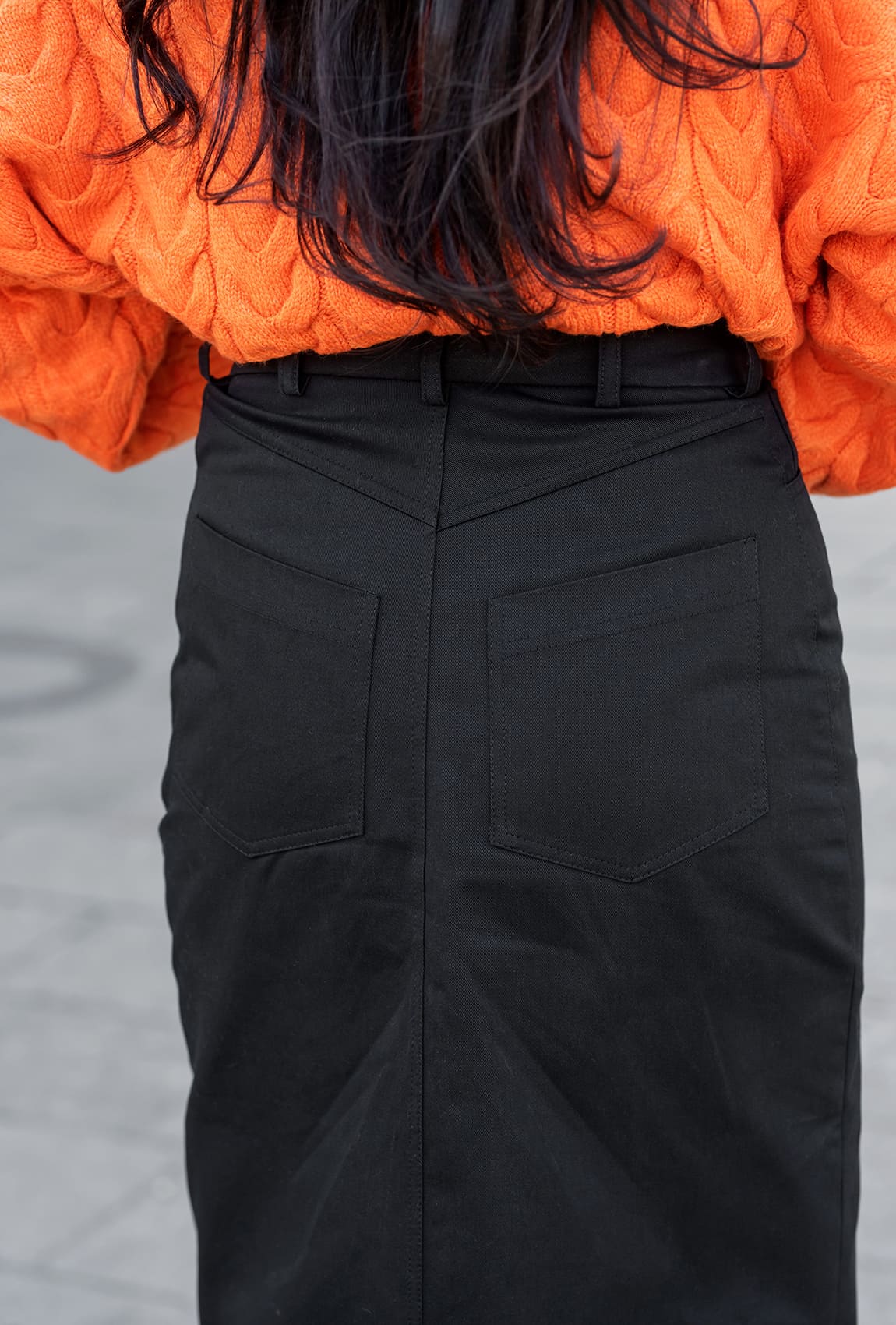 Черная хлопковая юбка —  656851. Maritel. Изображенние 3