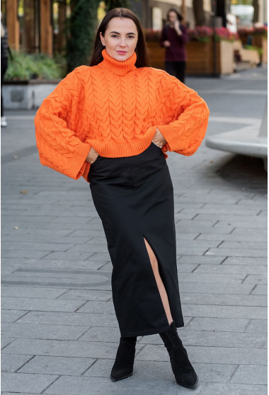 Черная хлопковая юбка. Maritel. Изображенние 1