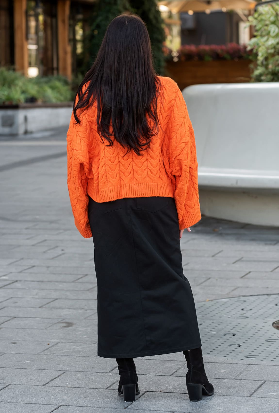 Черная хлопковая юбка —  656851. Maritel. Изображенние 1