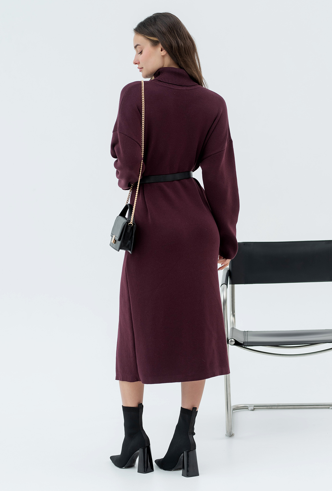 Бордова сукня в'язка міді —  465139. Maritel. Зображення 1