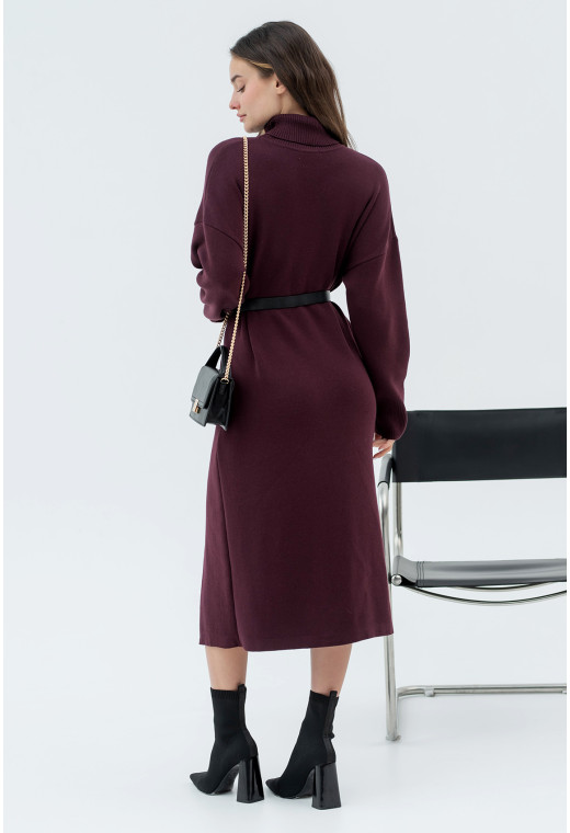 Бордова сукня в'язка міді — 465139. Maritel. Зображення 1 Бордова сукня в'язка міді — 465139. Maritel. Зображення 1