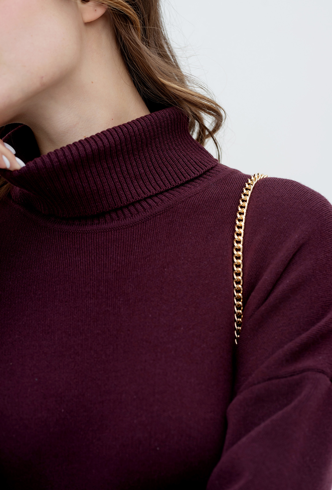 Бордова сукня в'язка міді —  465139. Maritel. Зображення 3