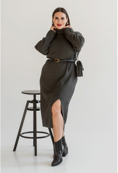 Графітова сукня в'язка міді. Maritel. Зображення 1