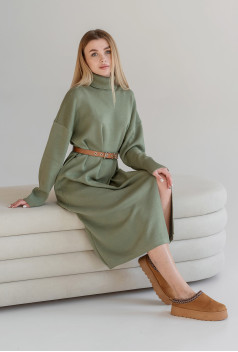 Сукня в'язка міді хакі. Maritel. Зображення 1 Сукня в'язка міді хакі. Maritel. Зображення 1
