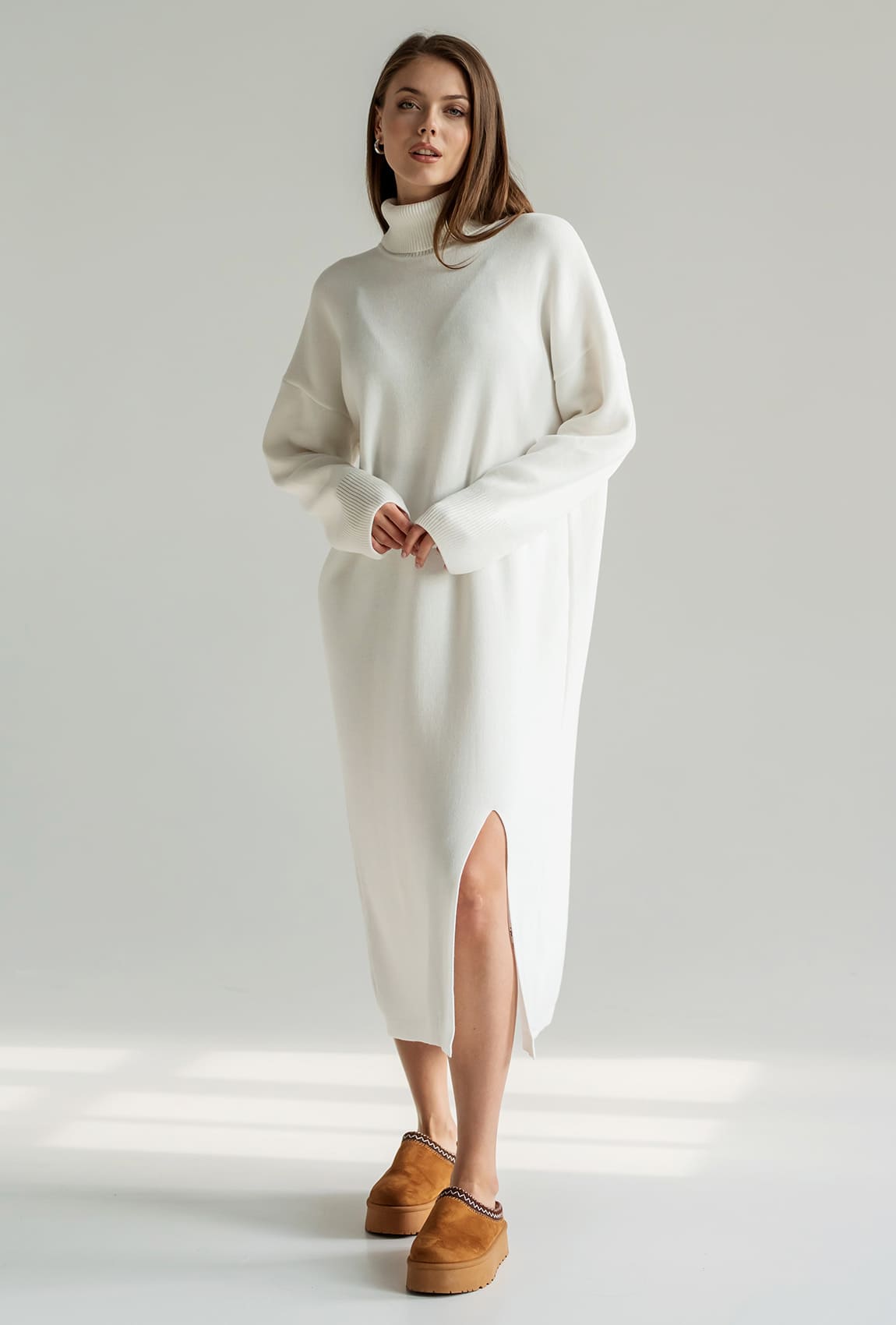 Сукня в'язка міді молоко —  118344. Maritel. Зображення 1