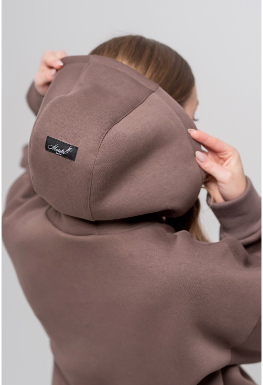 Кофта футер на молнии мокко — 799636. Maritel. Изображенние 5 Кофта футер на молнии мокко — 799636. Maritel. Изображенние 5