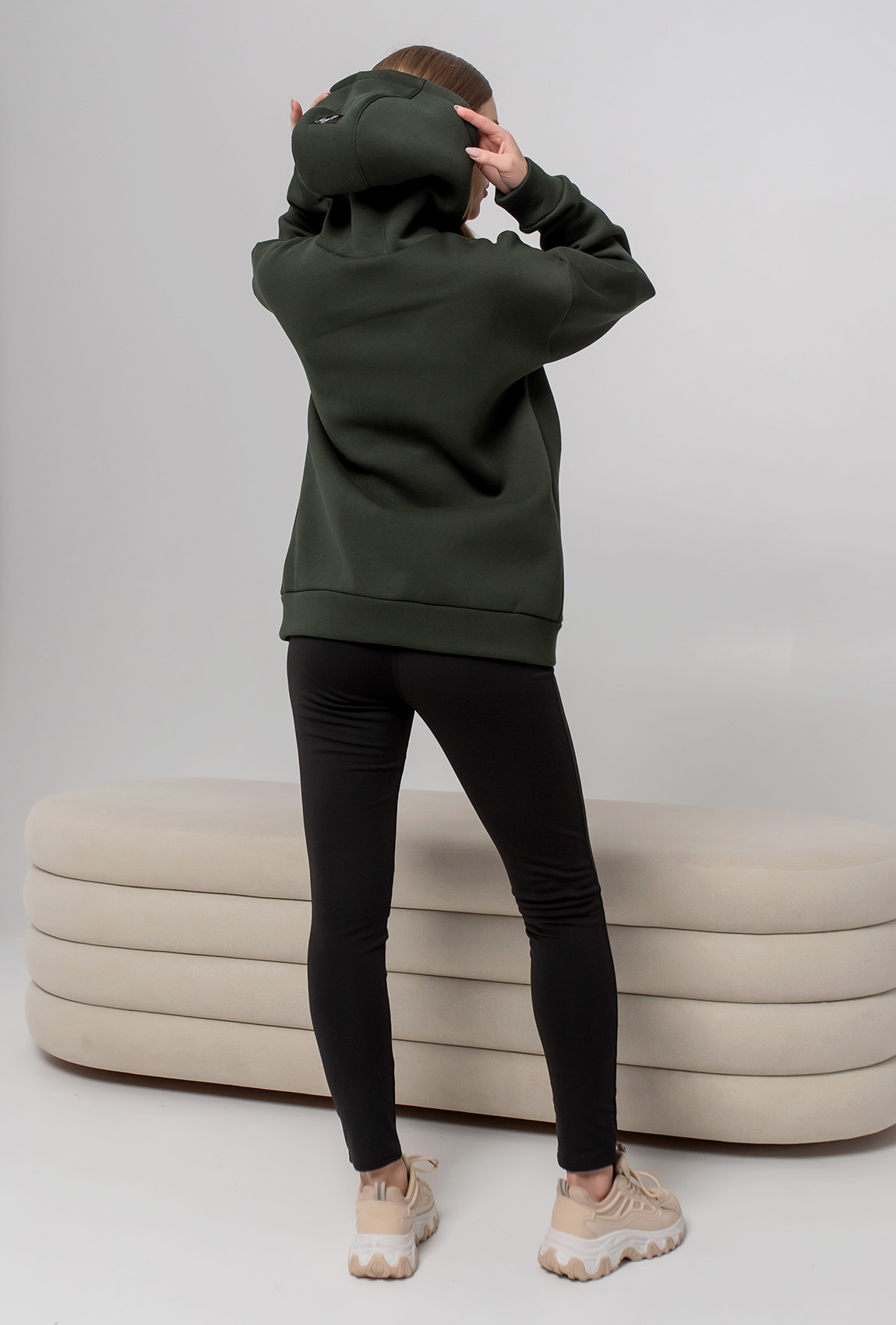 Смарагдова кофта футер на блискавці —  438772. Maritel. Зображення 2