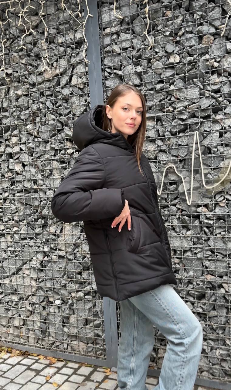 Черная зимняя куртка — 878039. Maritel Черная зимняя куртка — 878039. Maritel