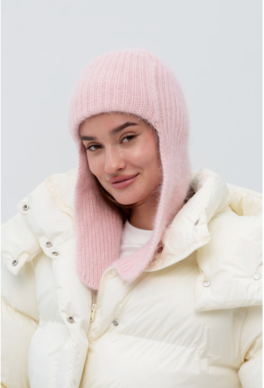 Пудрова шапка-ушанка. Maritel. Зображення 5