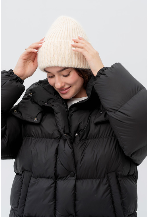 Бежевая вязаная шапка — 587745. Maritel. Изображенние 2 Бежевая вязаная шапка — 587745. Maritel. Изображенние 2