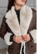 Коричневая дубленка — 309074. Maritel. Изображенние 4 Коричневая дубленка — 309074. Maritel. Изображенние 4