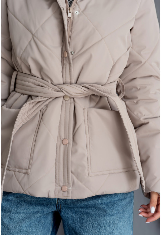 Бежевая куртка на осень. Maritel. Изображенние 5