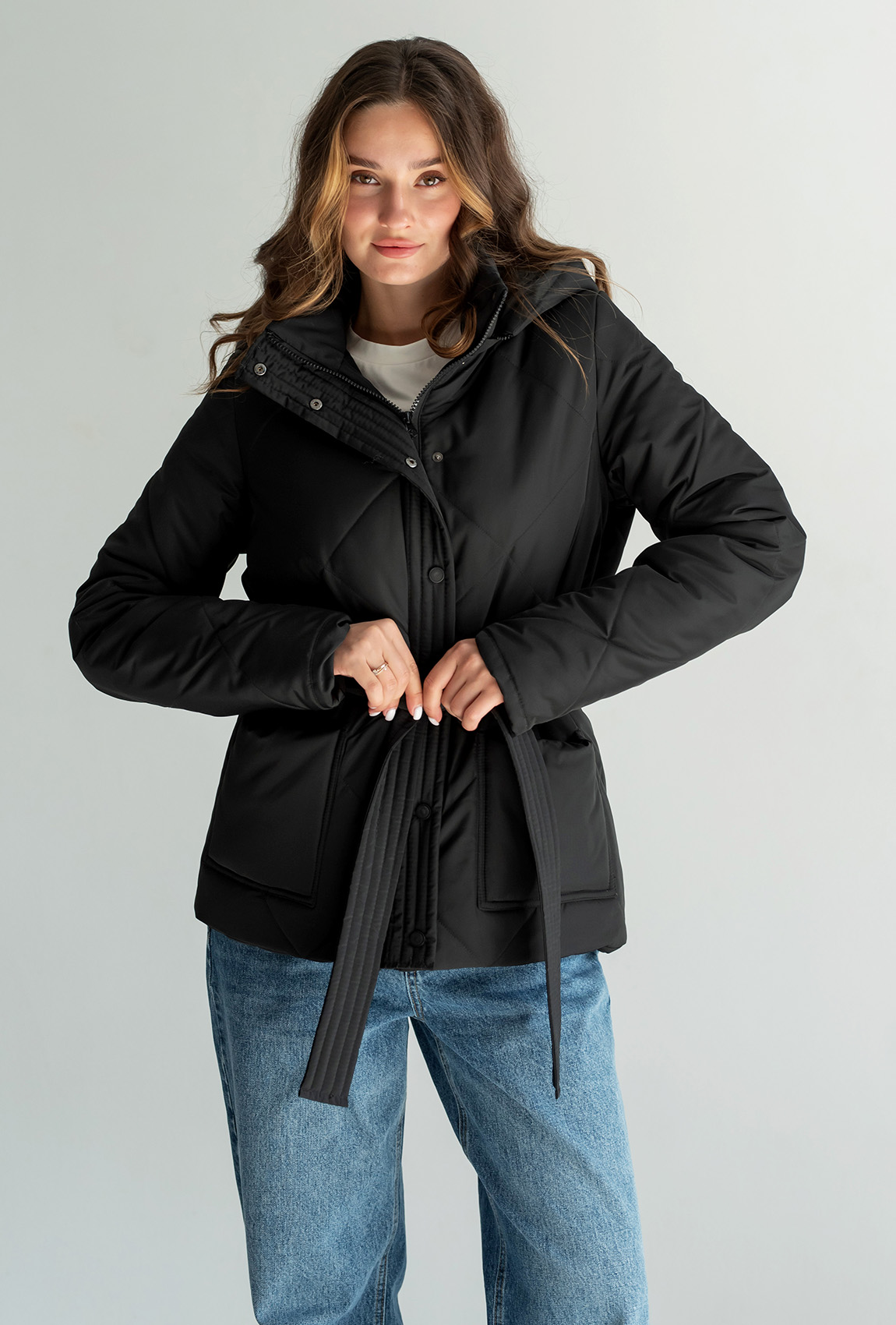 Чорна куртка на осінь —  145992. Maritel