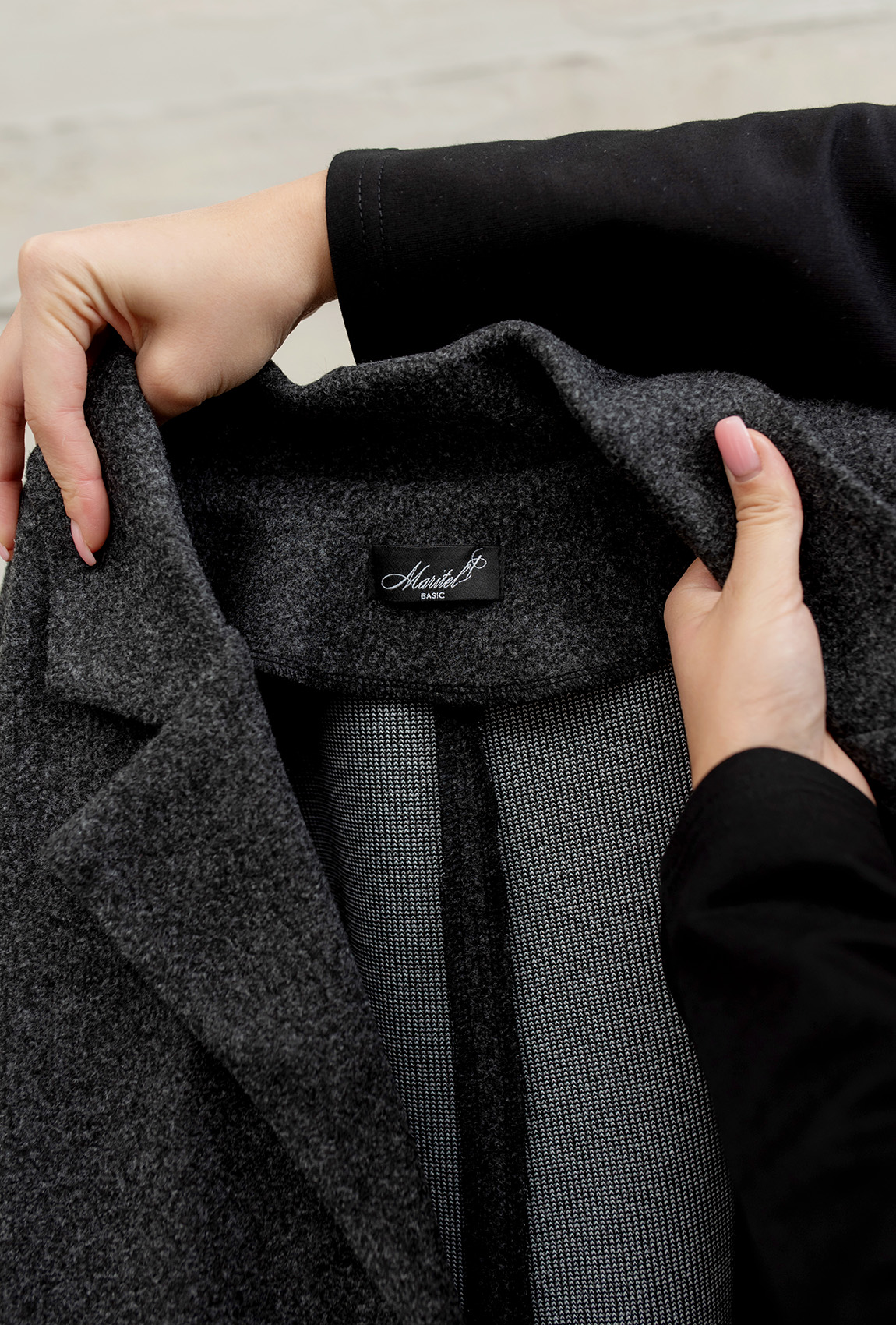 Графітове пальто —  366814. Maritel. Зображення 7