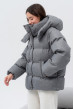 Серый зимний пуховик — 181228. Maritel. Изображенние 3 Серый зимний пуховик — 181228. Maritel. Изображенние 3
