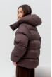 Шоколадный пуховик — 134978. Maritel. Изображенние 1 Шоколадный пуховик — 134978. Maritel. Изображенние 1