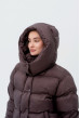 Шоколадный пуховик — 134978. Maritel. Изображенние 3 Шоколадный пуховик — 134978. Maritel. Изображенние 3