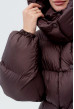 Шоколадный пуховик — 134978. Maritel. Изображенние 4 Шоколадный пуховик — 134978. Maritel. Изображенние 4
