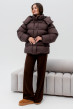 Шоколадный пуховик — 134978. Maritel. Изображенние 6 Шоколадный пуховик — 134978. Maritel. Изображенние 6