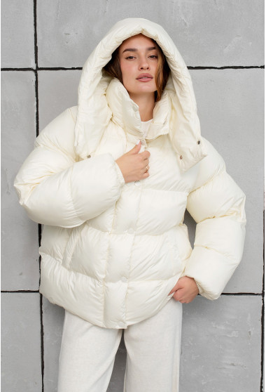 Молочный пуховик. Maritel. Изображенние 11