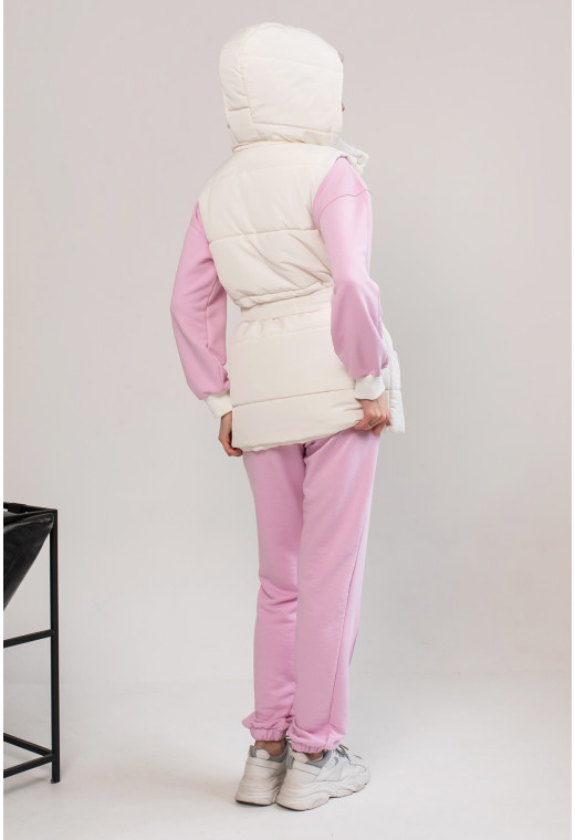 Молочный жилет с капюшоном —  491211. Maritel. Изображенние 4 Молочный жилет с капюшоном —  491211. Maritel. Изображенние 4