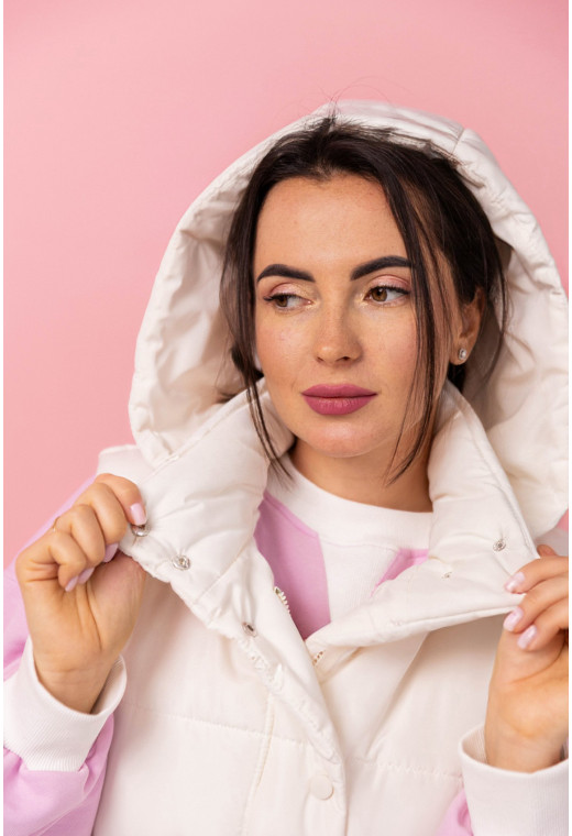 Молочный жилет с капюшоном —  491211. Maritel. Изображенние 3 Молочный жилет с капюшоном —  491211. Maritel. Изображенние 3