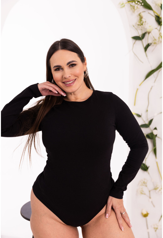 Черный боди с длинным рукавом — 558509. Maritel. Изображенние 1 Черный боди с длинным рукавом — 558509. Maritel. Изображенние 1