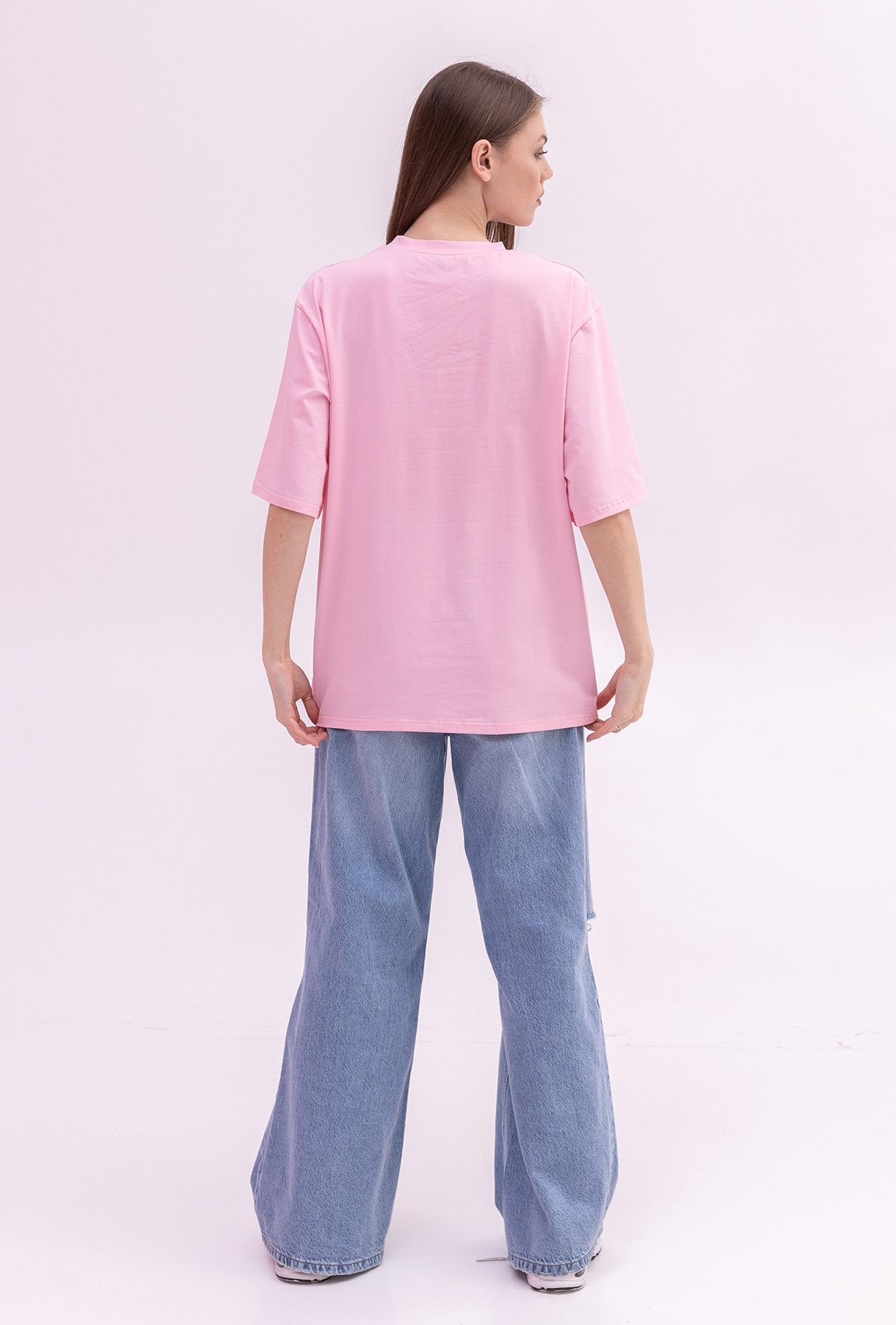 Розовая футболка Love —  857018. Maritel. Изображенние 2 Розовая футболка Love —  857018. Maritel. Изображенние 2