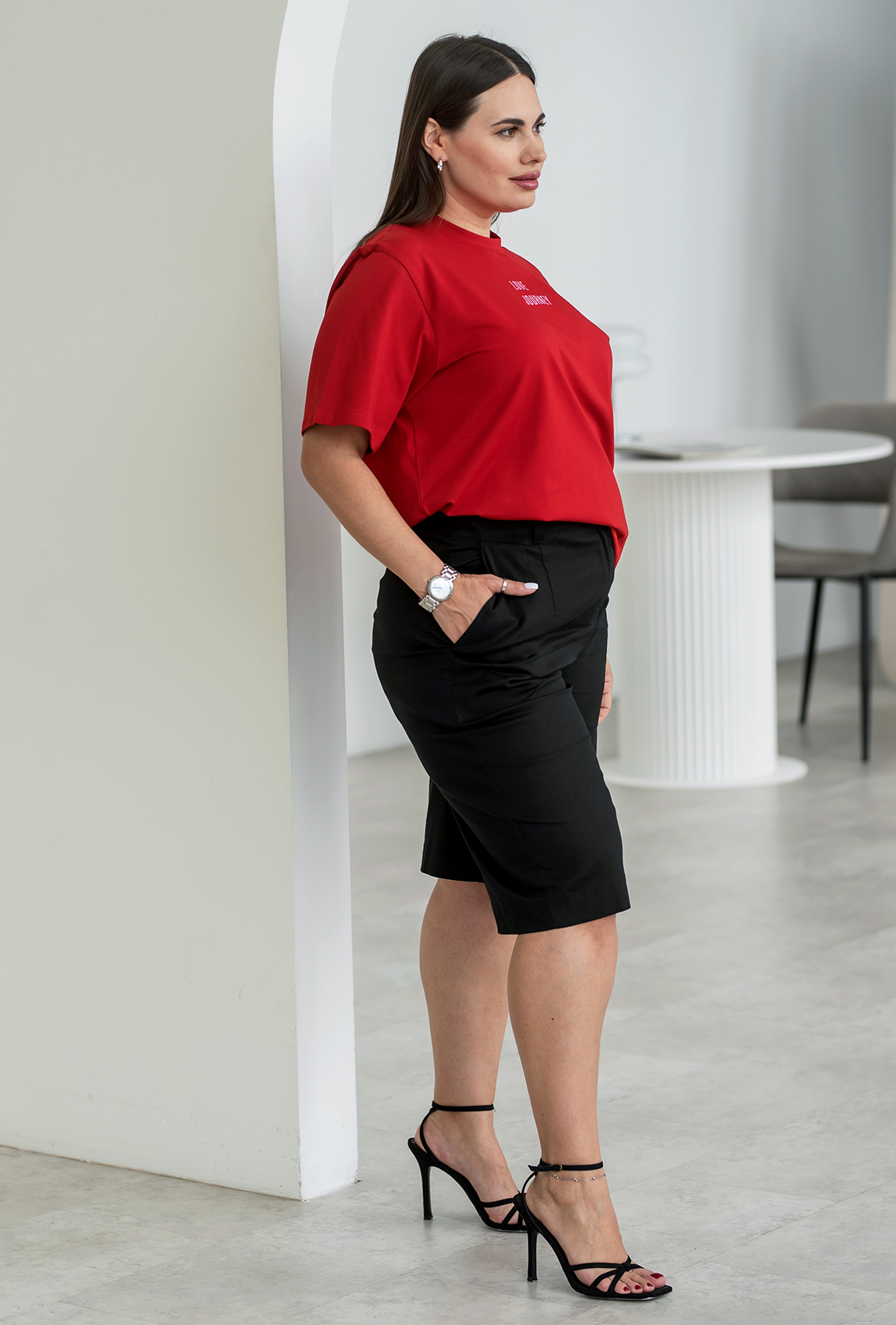 Красная футболка Love Journey —  608663. Maritel. Изображенние 1