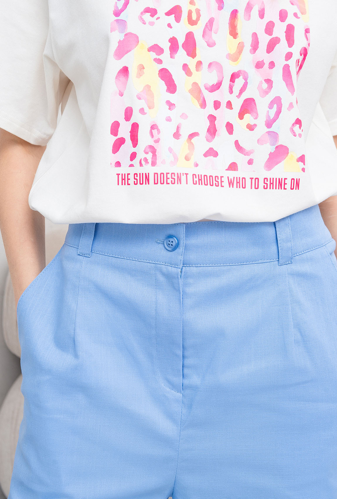 Молочная футболка Shine on —  900684. Maritel. Изображенние 1