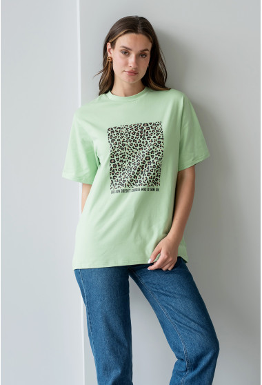 Оливковая футболка Shine. Maritel. Изображенние 9