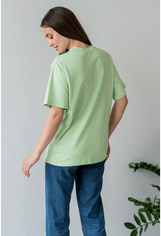 Оливкова футболка Shine — 674714. Maritel. Зображення 1 Оливкова футболка Shine — 674714. Maritel. Зображення 1