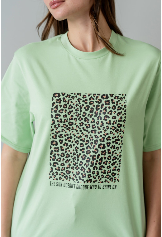 Оливкова футболка Shine — 674714. Maritel. Зображення 2 Оливкова футболка Shine — 674714. Maritel. Зображення 2