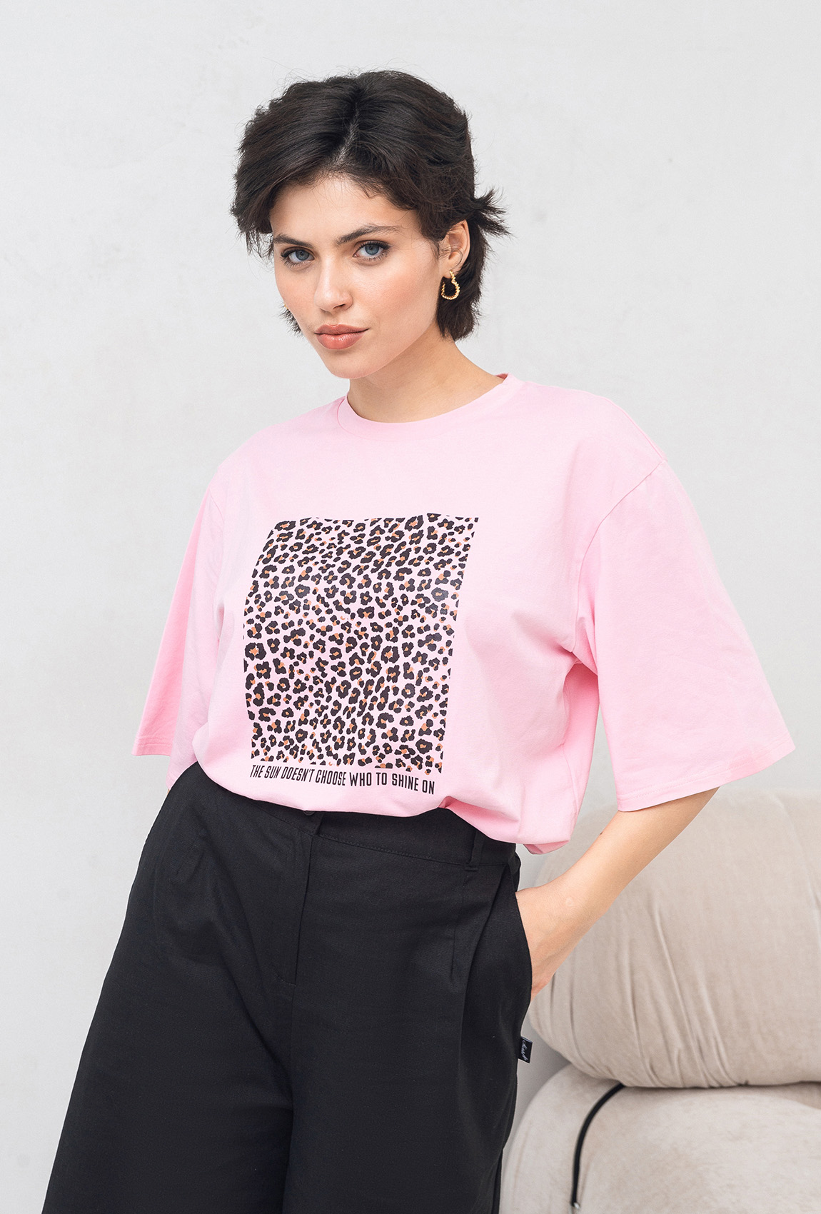 Розовая футболка Shine —  296495. Maritel Розовая футболка Shine —  296495. Maritel