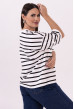 Футболка чорна смужка — 315979. Maritel. Зображення 2 Футболка чорна смужка — 315979. Maritel. Зображення 2