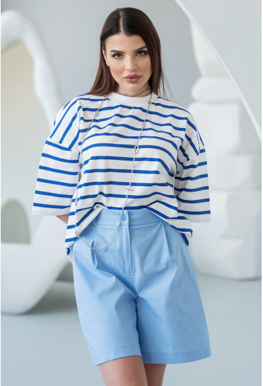 Футболка синяя полоска. Maritel. Изображенние 8