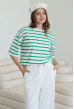 Футболка зелена смужка — 925644. Maritel Футболка зелена смужка — 925644. Maritel