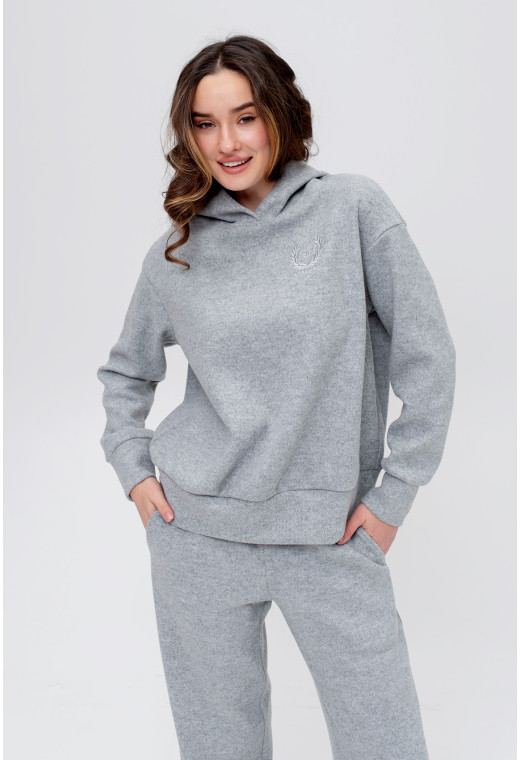 Серый ангоровый костюм Rich to be kind — 405598. Maritel. Изображенние 2 Серый ангоровый костюм Rich to be kind — 405598. Maritel. Изображенние 2