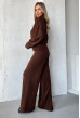 Шоколадный вязаный костюм с молнией — 387506. Maritel. Изображенние 1 Шоколадный вязаный костюм с молнией — 387506. Maritel. Изображенние 1