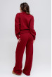 Бордовий в'язаний костюм з блискавкою — 363179. Maritel. Зображення 2 Бордовий в'язаний костюм з блискавкою — 363179. Maritel. Зображення 2