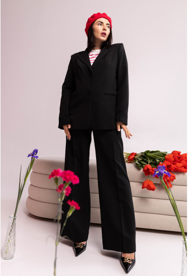 Черный классический костюм. Maritel. Изображенние 5