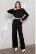 Чорний в'язаний ангоровий костюм — 390578. Maritel Чорний в'язаний ангоровий костюм — 390578. Maritel